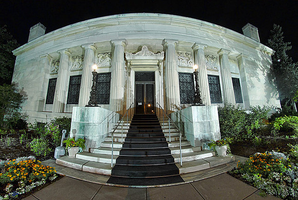 Buffalo Historical Society At Night