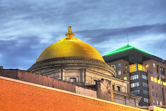 Goldome At Dusk
